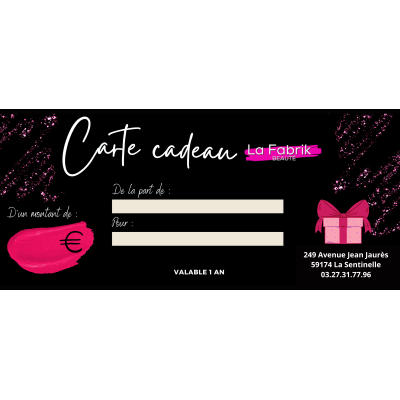 Carte Cadeau