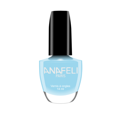 Vernis Bleu Clair Laqué...