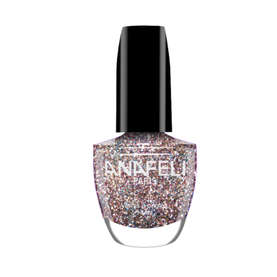 Vernis Bleu/Rose Paillettes...